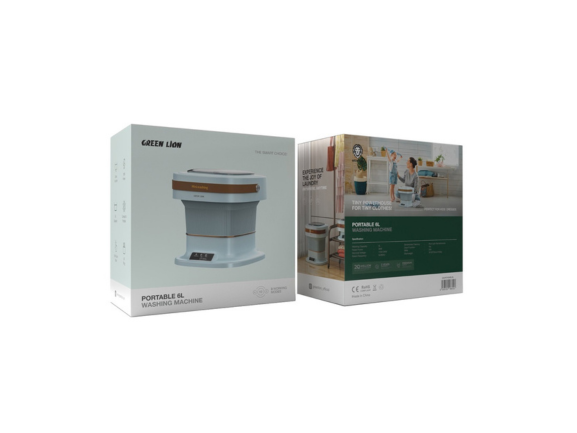 Green Lion Portable 6L Washing Machine - Foldable, Compact, Efficient Green Lion Portable 6L Washing Machine - Foldable, Compact, Efficient